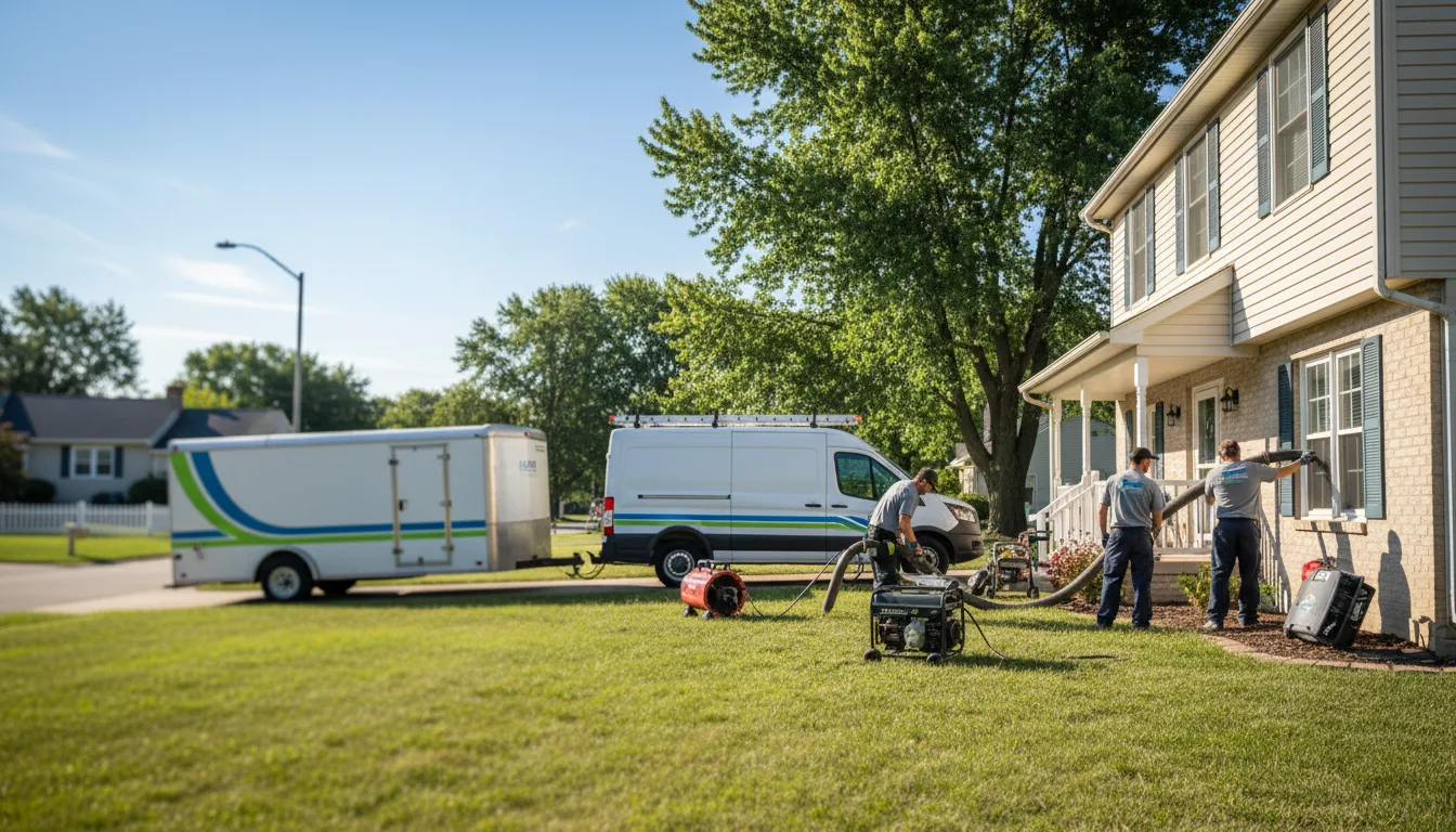 Flooded Basement Restoration And Cleanup With Repair in Henderson, NE near me